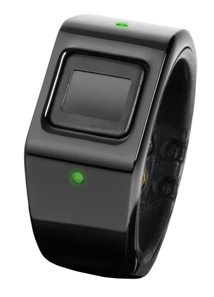 Token Ring biometric authentication wearable with embedded firmware